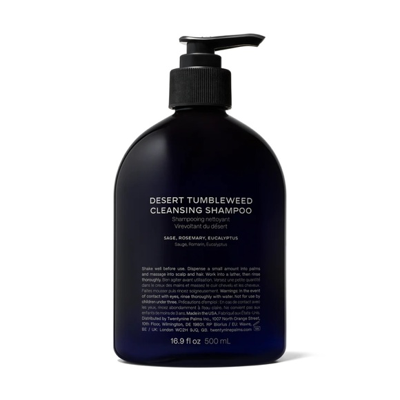 NIB Desert Tumbleweed Cleansing Shampoo 16.9 fl oz Sage, Rosemary, & Eucalyptus - Picture 2 of 3